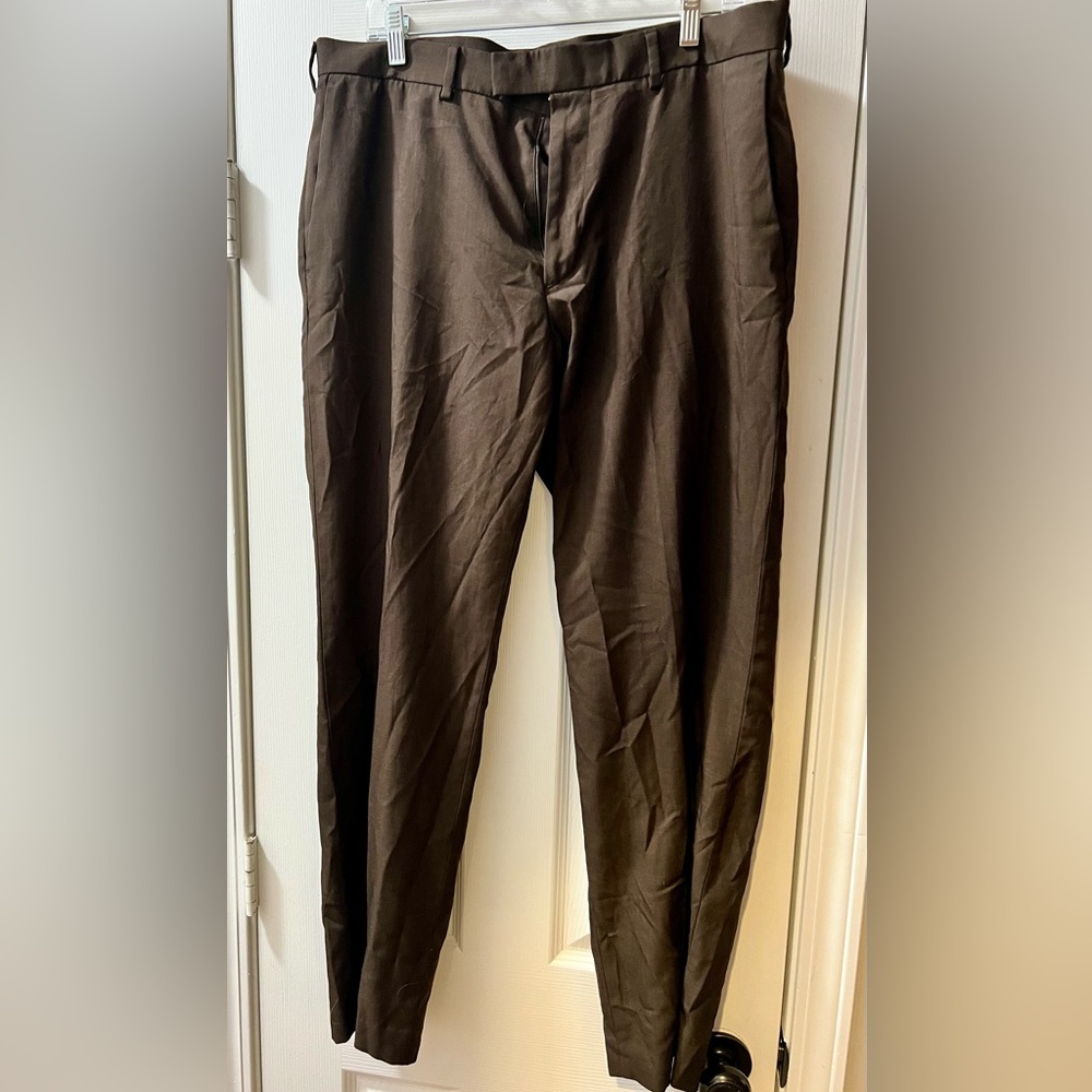 Perry Ellis Portfolio Men’s Dress Pants - Brown